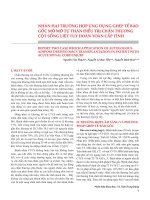 Nhân hai trường hợp ứng dụng ghép tế bào gốc mô mỡ tự thân điều trị chấn thương cột sống liệt tuỷ hoàn toàn cấp tính