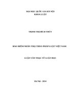 Bảo hiểm nhân thọ theo pháp luật việt nam   07 