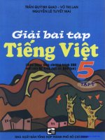 Hướng dẫn giải bài tập Tiếng Việt lớp 5 (Tập 1): Phần 1