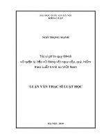 Tội vi phạm quy định về quản lý, bảo vệ động vật nguy cấp, quý, hiếm theo luật hình sự việt nam 