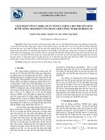 Giải pháp tối ưu hiệu suất năng lượng cho truyền dẫn bước sóng milimet ứng dụng cho công nghệ di động 5G