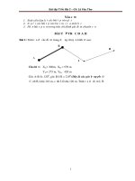 Sách giao bài tập - Học phần: Trắc địa II