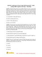 Đề khảo sát chất lượng giữa học kì 2 môn Giáo dục công dân lớp 12 năm học 2017-2018 – Trường THPT Nguyễn Viết Xuân