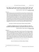 Góc nhìn của sinh viên giai đoạn Covid 19 về học tiếng Anh bằng hình thức trực tuyến và bằng hình thức trực tiếp