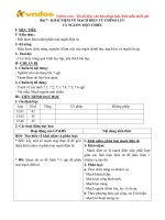 Giáo án Công nghệ 12 - Bài 7: Khái niệm về mạch điện tử chỉnh lưu và nguồn một chiều