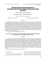 Hiện trạng hoạt động sử dụng đất rừng được giao của hộ đồng bào dân tộc thiểu số: Nghiên cứu điểm tại huyện Chợ Đồn, tỉnh Bắc Kạn
