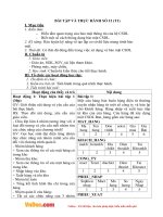 Giáo án Tin học 12 - Bài tập và thực hành số 12 (T1)