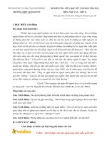 Đề kiểm tra giữa học kì 2 môn Ngữ văn lớp 12 năm học 2018-2019 – Trường THPT Ngô Quyền