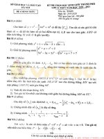 Đề thi chọn học sinh giỏi cấp thành phố môn Toán lớp 12 năm học 2020-2021 – Sở Giáo dục và Đào tạo Hà Nội (Đề chính thức)