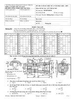 Đáp án đề thi cuối học kỳ II năm học 2018-2019 môn Dung sai - Kỹ thuật đo (Mã đề 1) - ĐH Sư phạm Kỹ thuật