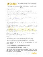 Giải bài tập sách giáo khoa Tin học 12 - Bài tập và thực hành 10: Hệ cơ sở dữ liệu quan hệ