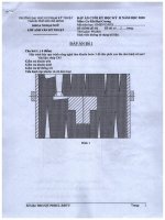 Đáp án đề thi học kỳ II năm học 2019-2020 môn Cơ khí đại cương - ĐH Sư phạm Kỹ thuật
