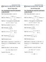 Đề thi giữa kỳ I năm học 2014-2015 Giải tích 1 (Đề 5,6,7,8)