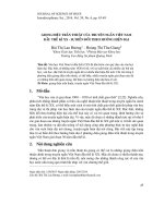 Giọng điệu trần thuật của truyện ngắn Việt Nam đầu thế kỉ XX - sự biến đổi theo hướng hiện đại