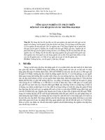 Tổng quan nghiên cứu phát triển đội ngũ cán bộ quản lí các trường đại học