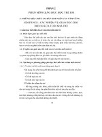 Giáo trình Tâm lý học trẻ em và giáo dục học trẻ em: Phần 2