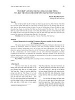 Tích hợp văn hóa trong giảng dạy học phần văn học Việt Nam cho sinh viên ngành Việt Nam học