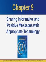 Lecture Business and administrative communication: Chapter 9 - Kitty O. Locker, Donna S. Kienzler