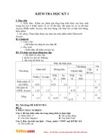 Giáo án Tin học 12 - Kiểm tra học kỳ 1