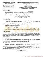 Đề thi chọn học sinh giỏi cấp tỉnh môn Toán lớp 12 năm học 2020-2021 – Sở Giáo dục và Đào tạo Ninh Bình (Đề chính thức)