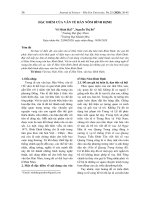 Đặc điểm của văn tế Hán Nôm Bình Định