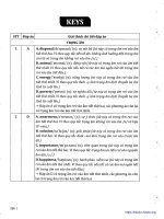 Tuyển tập 30 chủ đề từ vựng tiếng Anh 1: Phần 2