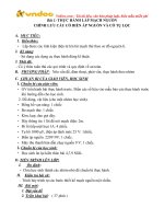 Giáo án Tin học 12 - Bài 1: Thực hành lắp mạch nguồn chỉnh lưu cầu có biến áp nguồn và có tụ lọc