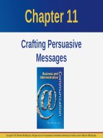Lecture Business and administrative communication: Chapter 11 - Kitty O. Locker, Donna S. Kienzler