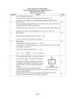 Solutions, keys and scores for questions in final exam of principles of Physics 2 - ĐH Sư phạm Kỹ thuật