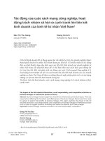 Tác động của cuộc cách mạng công nghiệp, hoạt động trách nhiệm xã hội và cạnh tranh lên liên kết kinh doanh của kinh tế tư nhân Việt Nam