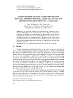 Dạy học tích hợp khoa học tự nhiên cho học sinh trung học phổ thông thông qua chủ đề hiệu ứng nhà kính theo định hướng phát triển năng lực khoa học