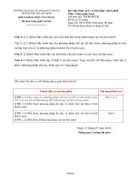 Đề thi cuối học kỳ II năm học 2019-2020 môn Công nghệ Nano - ĐH Sư phạm Kỹ thuật