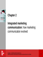 Lecture Advertising and promotion (2/e) – Chapter 2: Integrated marketing communication