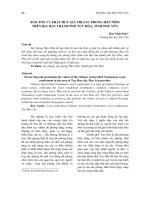 Bảo tồn và phát huy giá trị sắc phong Hán Nôm trên địa bàn thành phố Tuy Hòa, tỉnh Phú Yên