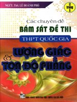 Một số chuyên đề lượng giác và tọa độ phẳng bám sát kỳ thi THPT Quốc gia: Phần 1
