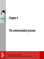 Lecture Advertising and promotion (2/e) – Chapter 4: The communication process