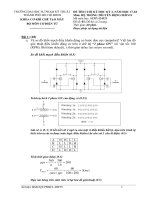 Đáp án đề thi kết thúc học kỳ II năm học 2017-2018 môn Hệ thống truyền động servo (Đề thi 1) - ĐH Sư phạm Kỹ thuật