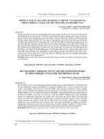 Phong cách tư duy Hồ Chí Minh và những vấn đề đặt ra trong phong cách làm việc đối với cán bộ hiện nay