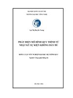 đồ án phát hiện mô hình quy trình từ nhật ký sự kiên không đầy đủ