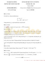 Đề thi chọn học sinh giỏi cấp trường môn Toán lớp 12 năm học 2020-2021 – Trường THPT Chuyên Trần Phú (Đề chính thức)