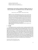 Mô hình nhân cách người cán bộ quản lí phòng giáo dục và đào tạo trước yêu cầu đổi mới căn bản, toàn diện giáo dục