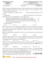 Đề khảo sát học sinh giỏi môn Vật lí lớp 12 năm học 2018-2019 – Trường THPT A Hải Hậu Nam Định (Mã đề 147)