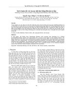 Xử lý hoàn tất vải viscose dệt thoi bằng fibroin tơ tằm