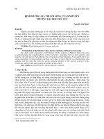 Định hướng giá trị lối sống của sinh viên trường Đại học Phú Yên