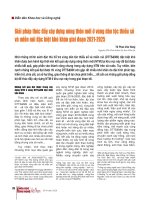 Giải pháp thúc đẩy xây dựng nông thôn mới ở vùng dân tộc thiểu số và miền núi đặc biệt khó khăn giai đoạn 2021-2025