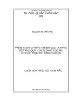 Phân tích đa thức thành các đa thức bất khả quy để xây dựng các mã cyclic trên trường hữu hạn 