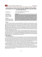 Thực trạng tổ chức hoạt động trải nghiệm, hướng nghiệp theo định hướng giáo dục Steam cho học sinh trung học phổ thông ở thành phố Hà Nội