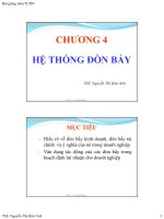 Bài giảng Tài chính doanh nghiệp - Chương 4: Hệ thống đòn bẩy
