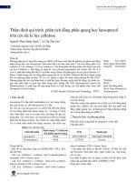 Thẩm định qui trình phân tích đồng phân quang học lansoprazol trên cột sắc kí lux cellulose