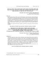 Kết quả phẫu thuật kết hợp xương bằng nẹp khóa điều trị gãy vùng mấu chuyển xương đùi tại Bệnh viện Trung ương Thái Nguyên và một số yếu tố liên quan